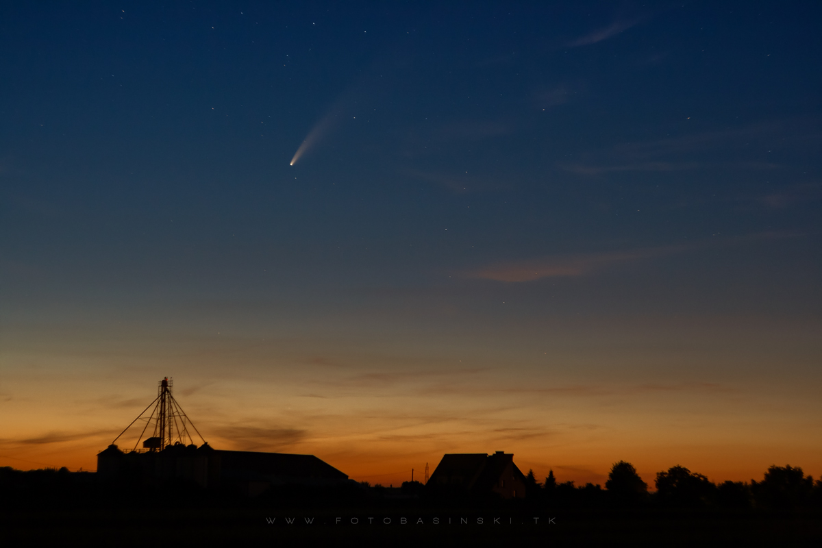 kometa C2020 NEOWISE - www.fotobasinski.com.pl