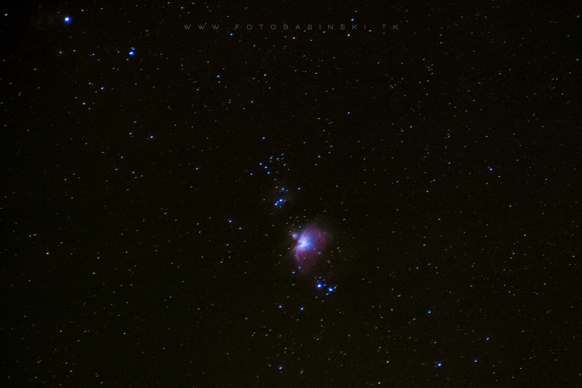 Orion, nocne niebo - www.fotobasinski.tk