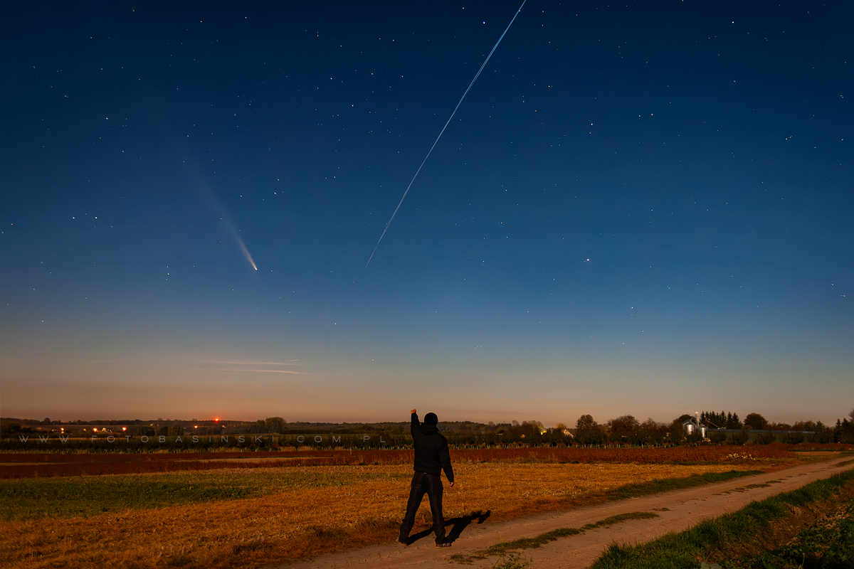 kometa C/2023 A3 (Tsuchinshan-ATLAS) - www.fotobasinski.com.pl
